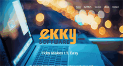 Desktop Screenshot of ekkysoftware.com