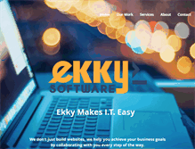Tablet Screenshot of ekkysoftware.com